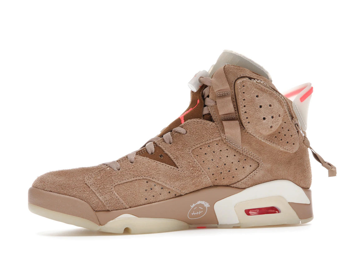 Vue 17 de Jordan 6 Retro Travis Scott British Khaki