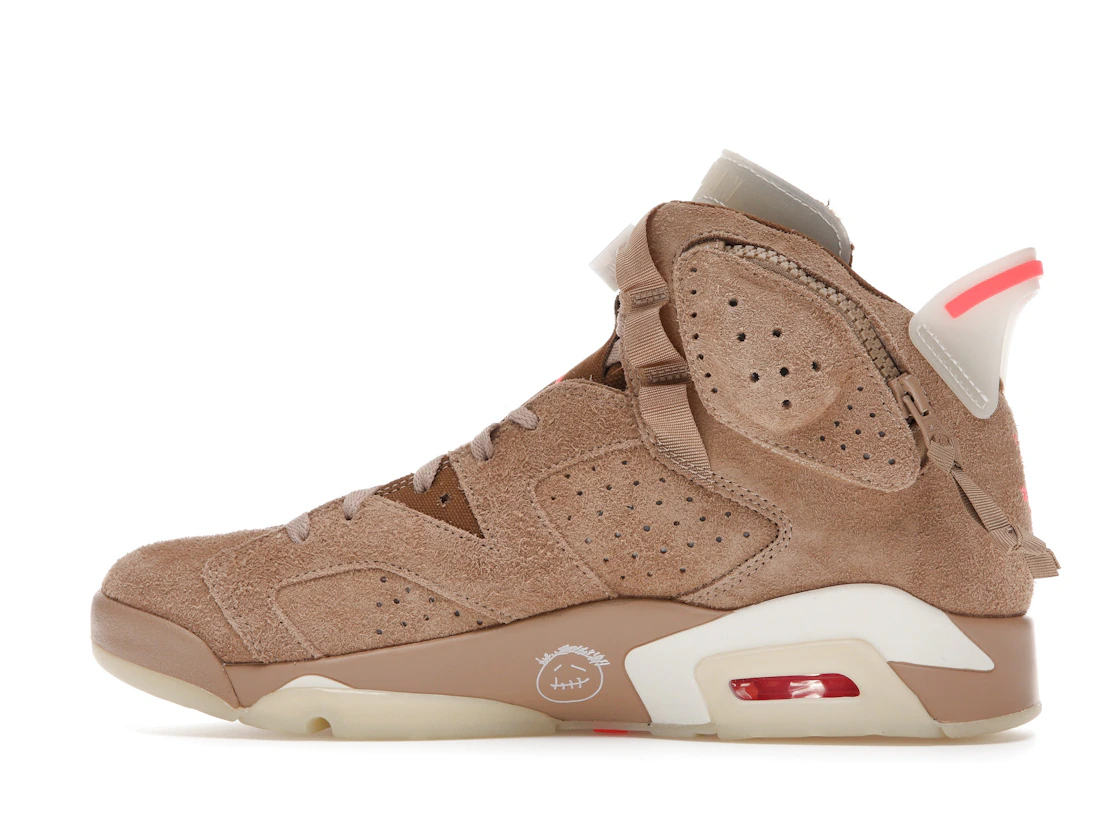 Vue 20 de Jordan 6 Retro Travis Scott British Khaki