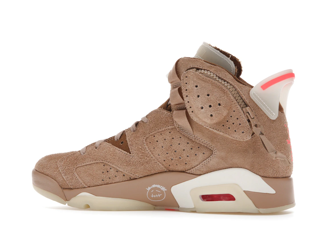 Vue 21 de Jordan 6 Retro Travis Scott British Khaki