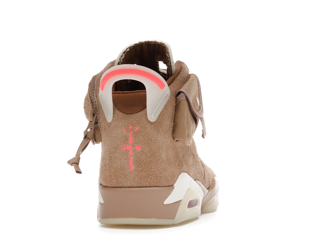 Vue 29 de Jordan 6 Retro Travis Scott British Khaki