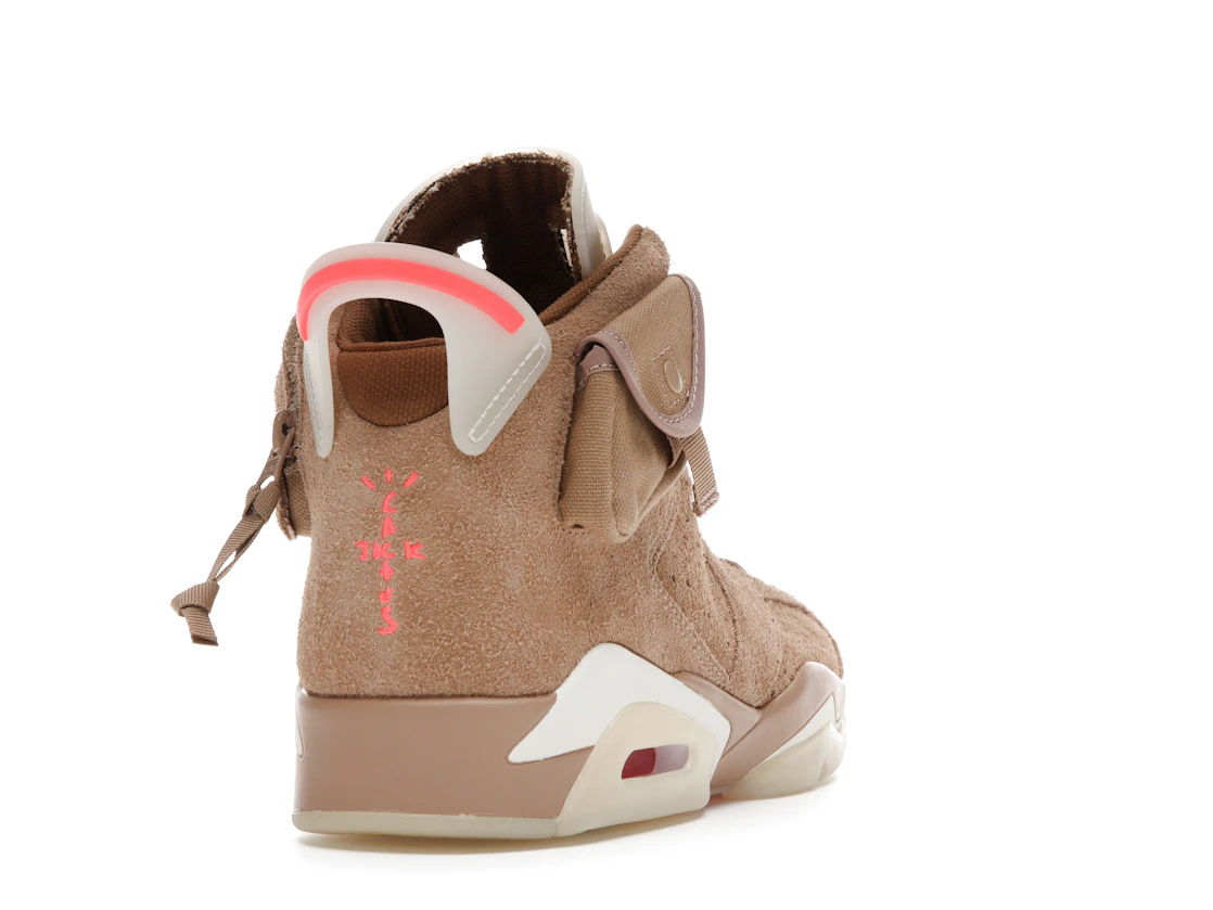 Vue 30 de Jordan 6 Retro Travis Scott British Khaki