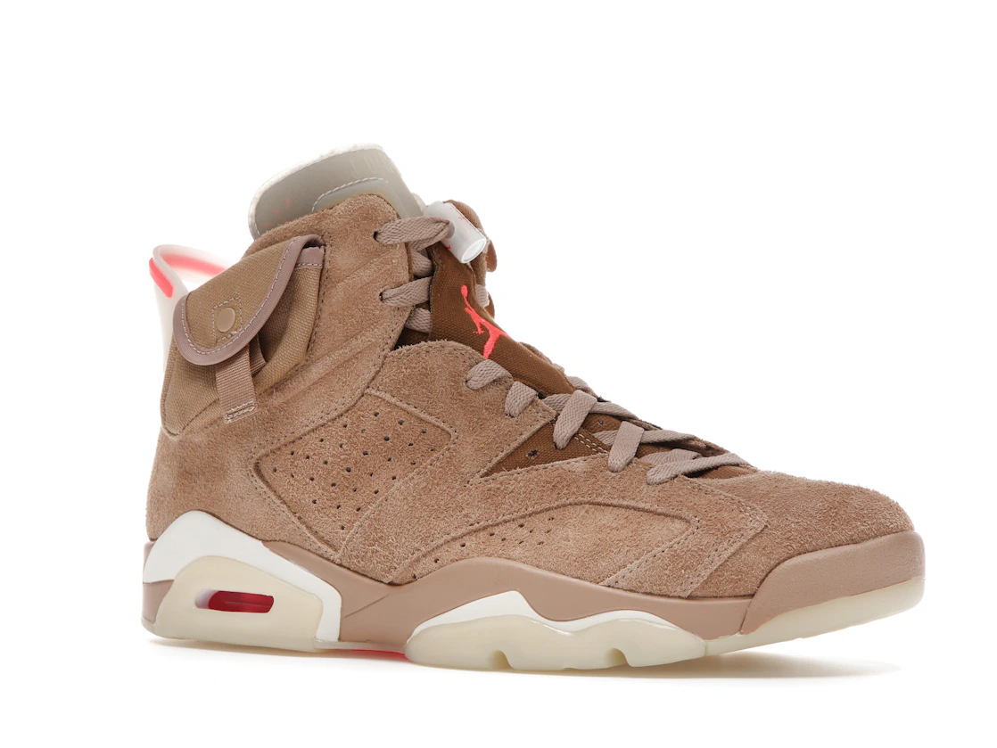 Vue 4 de Jordan 6 Retro Travis Scott British Khaki