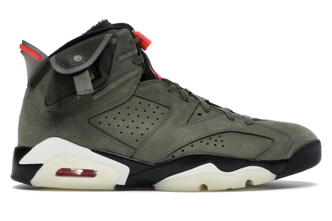 Vue 1 de Jordan 6 Retro Travis Scott