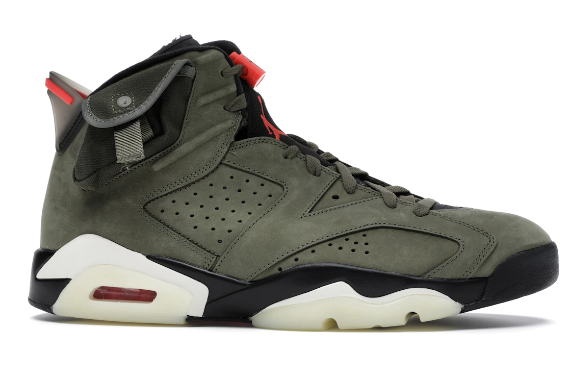 Vue 2 de Jordan 6 Retro Travis Scott