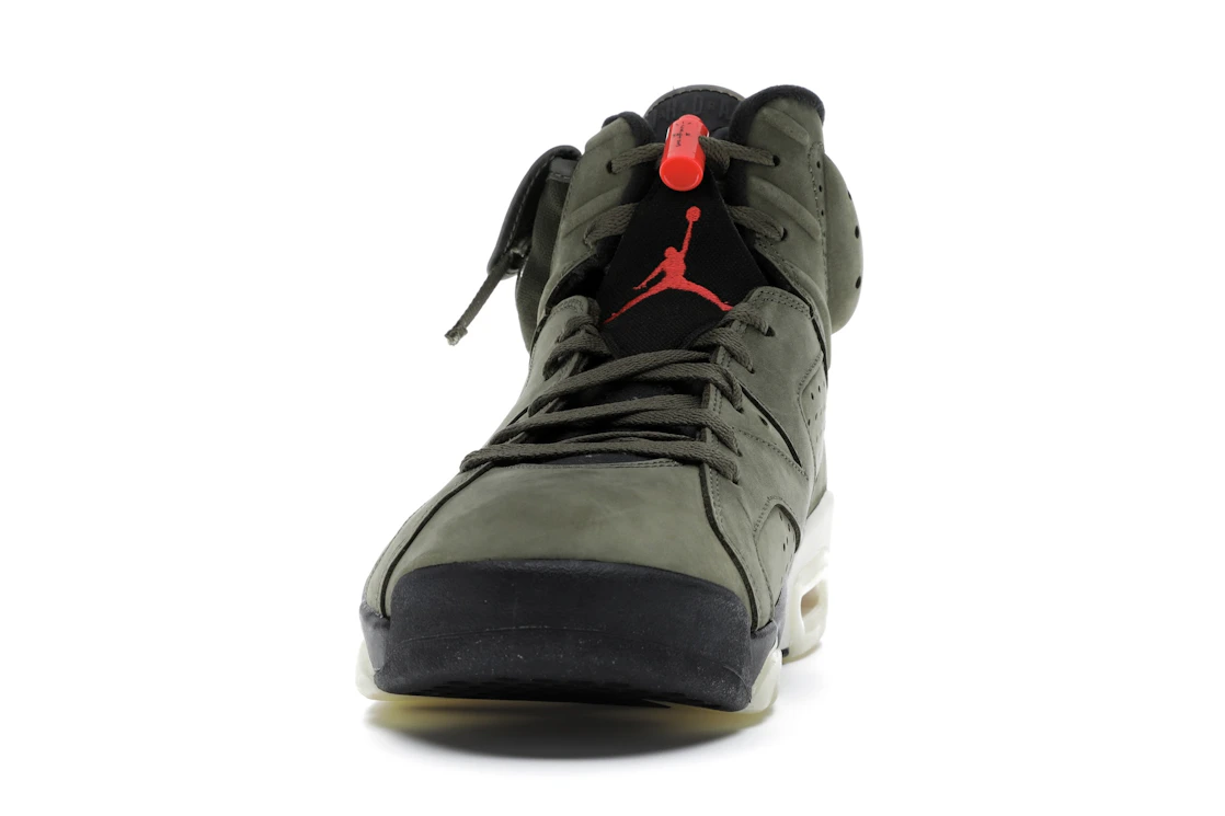 Vue 11 de Jordan 6 Retro Travis Scott