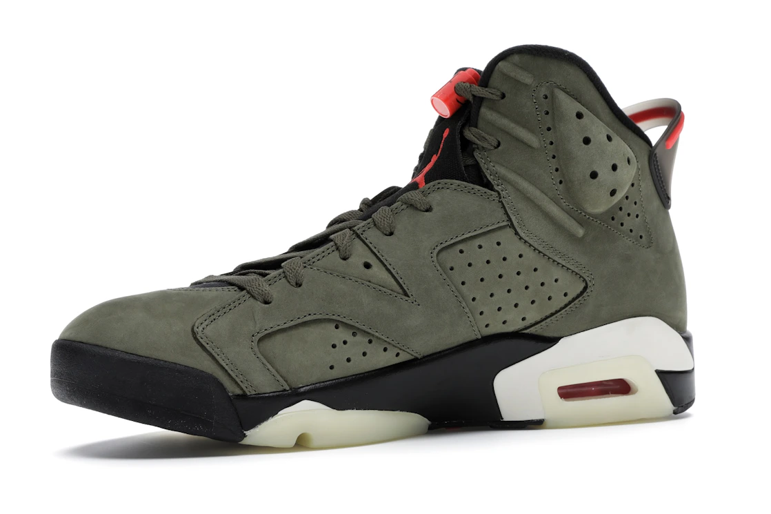 Vue 16 de Jordan 6 Retro Travis Scott