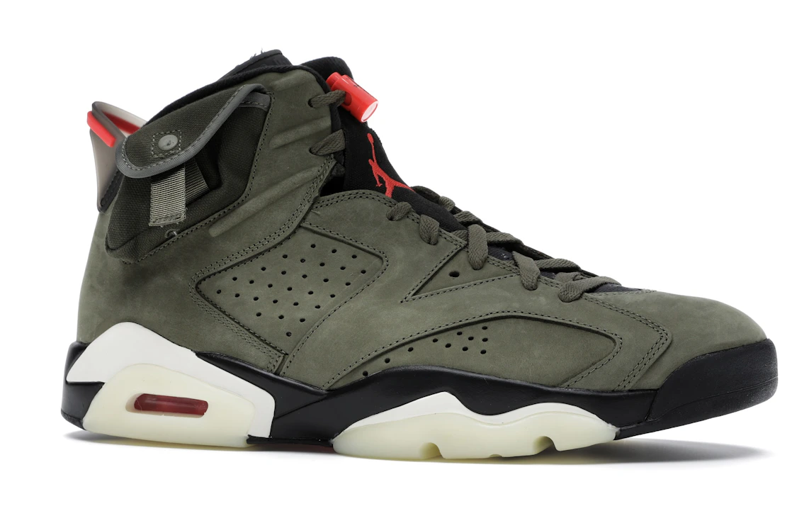 Vue 3 de Jordan 6 Retro Travis Scott