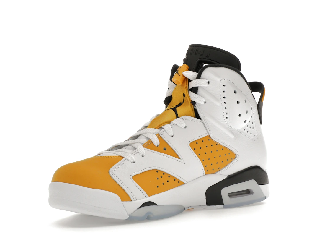 Vue 15 de Jordan 6 Retro Yellow Ochre