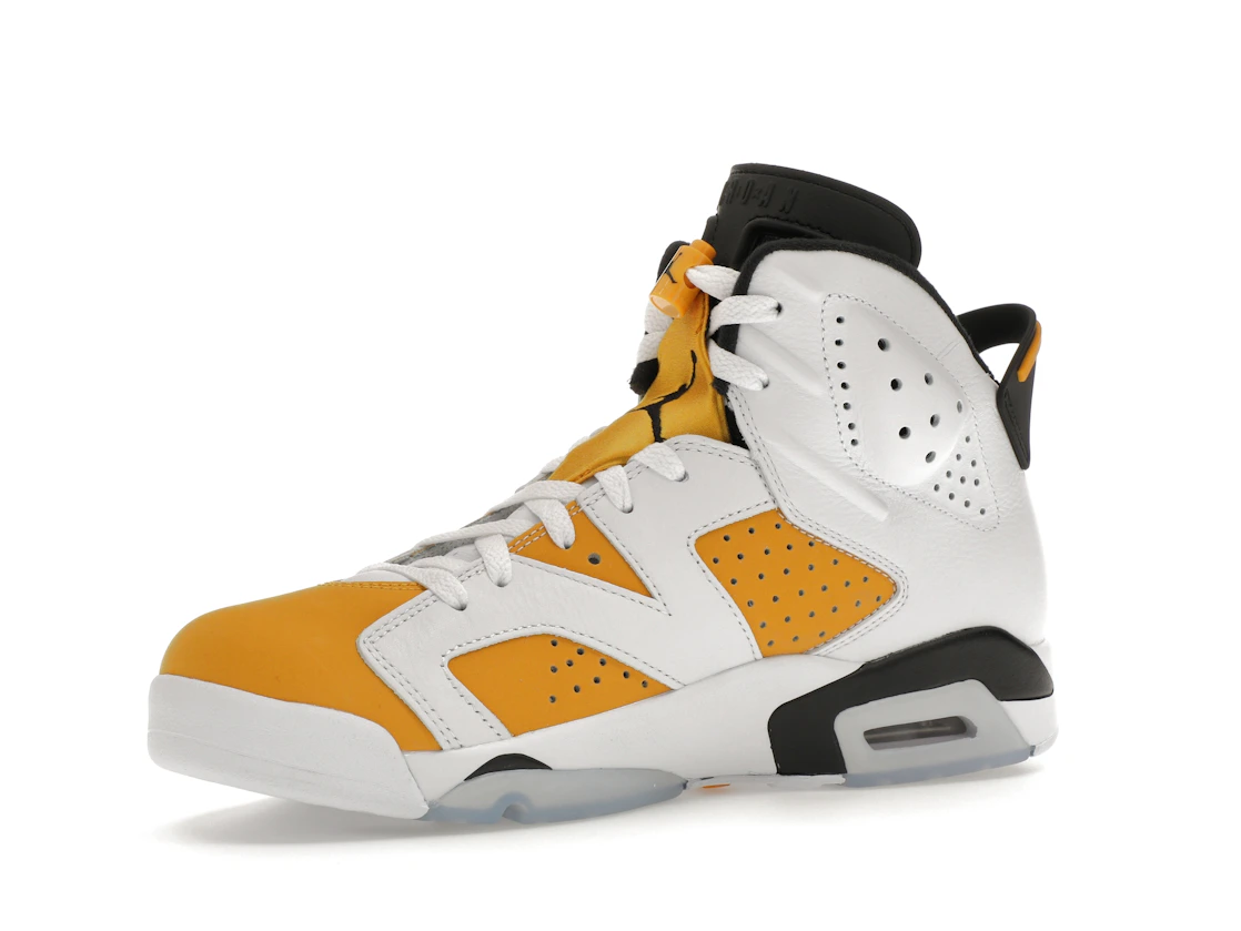 Vue 16 de Jordan 6 Retro Yellow Ochre