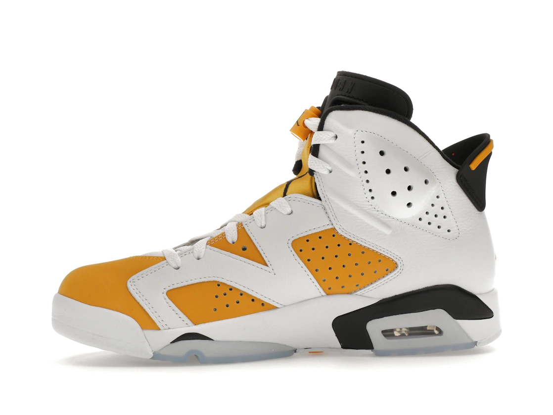 Vue 18 de Jordan 6 Retro Yellow Ochre