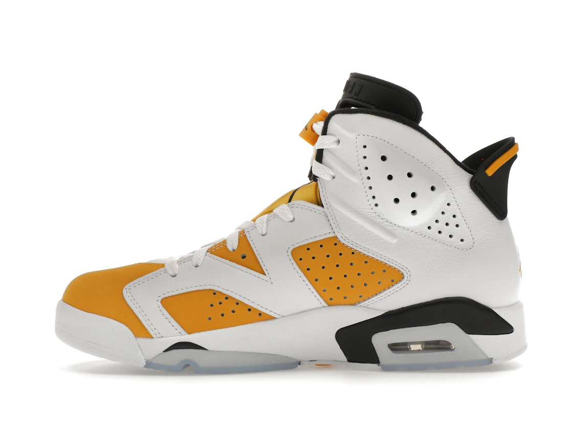Vue 19 de Jordan 6 Retro Yellow Ochre