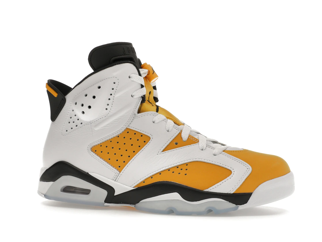 Vue 3 de Jordan 6 Retro Yellow Ochre