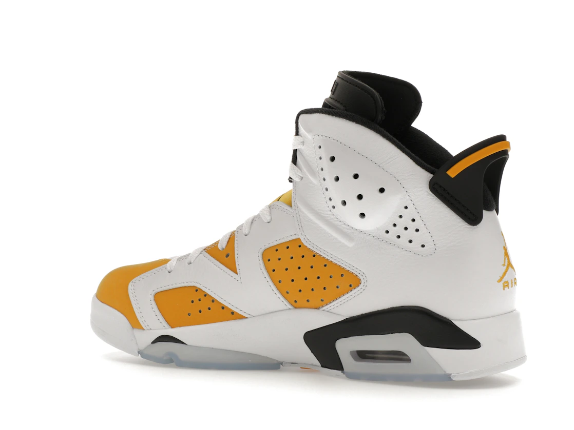 Vue 22 de Jordan 6 Retro Yellow Ochre