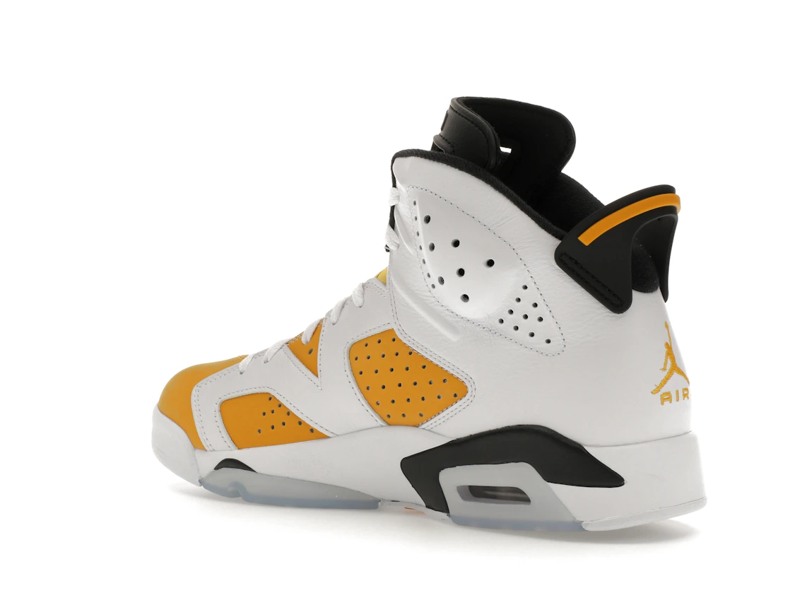 Vue 23 de Jordan 6 Retro Yellow Ochre