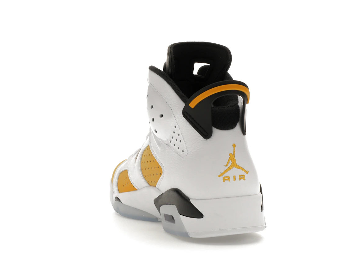Vue 26 de Jordan 6 Retro Yellow Ochre