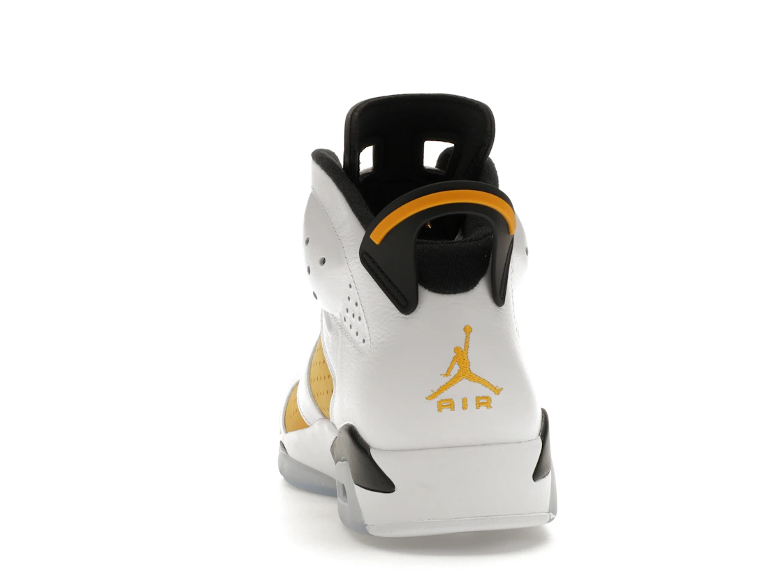 Vue 27 de Jordan 6 Retro Yellow Ochre