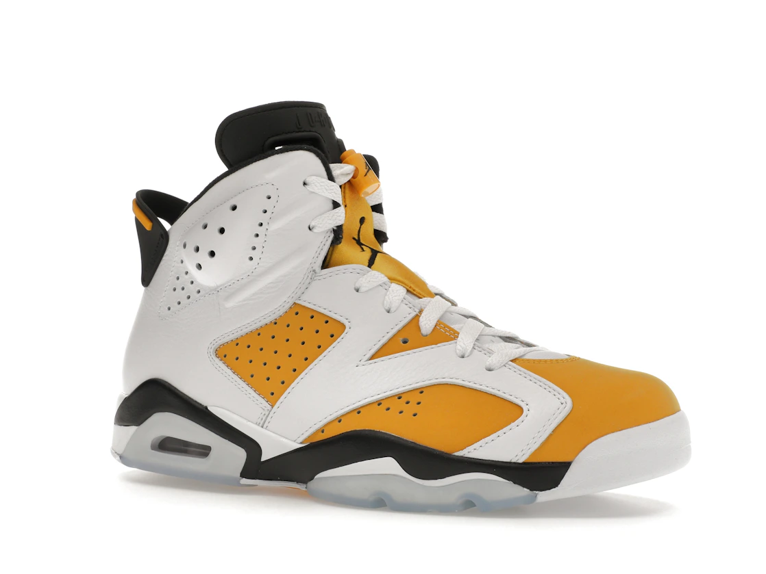 Vue 4 de Jordan 6 Retro Yellow Ochre