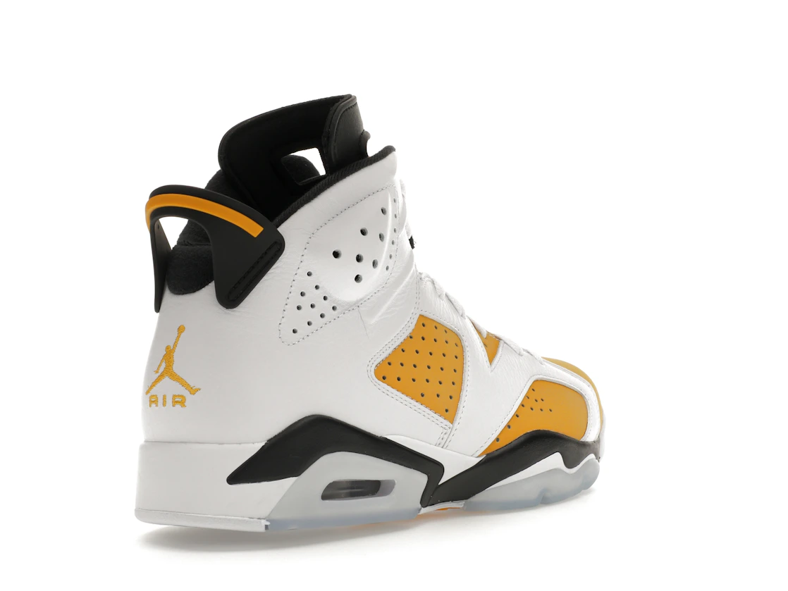 Vue 32 de Jordan 6 Retro Yellow Ochre