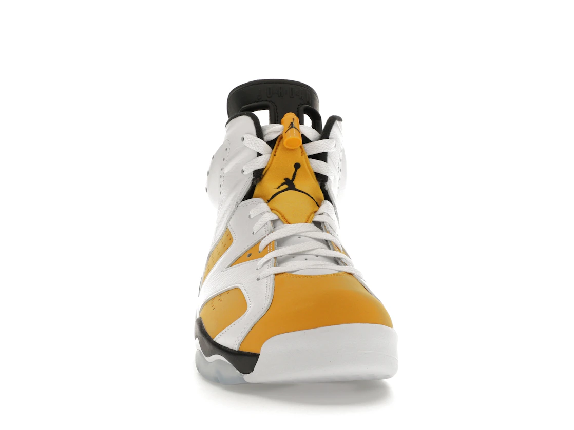 Vue 9 de Jordan 6 Retro Yellow Ochre