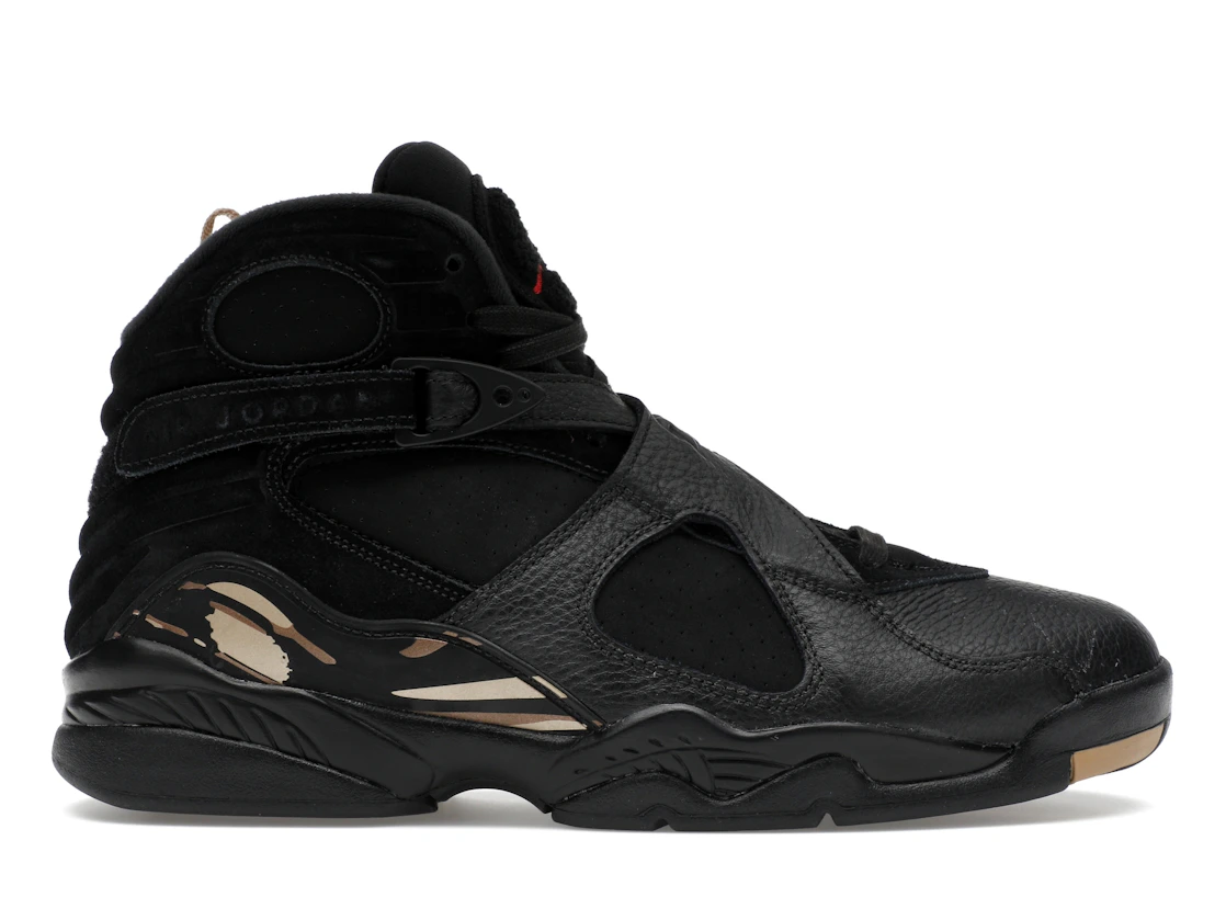 Vue 1 de Jordan 8 Retro OVO Black