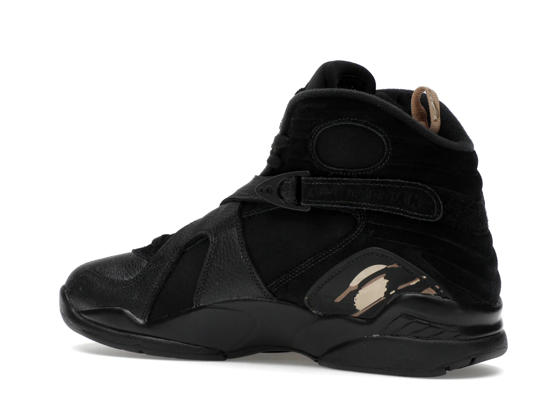 Vue 22 de Jordan 8 Retro OVO Black