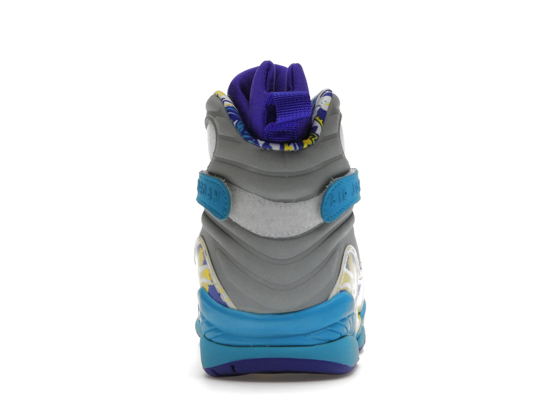Vue 28 de Jordan 8 Retro White Aqua (2007) 
