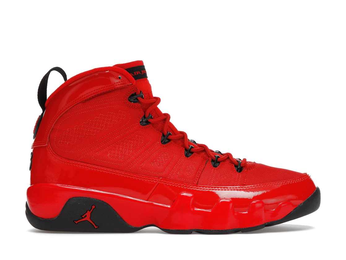 Vue 1 de Jordan 9 Retro Chile Red