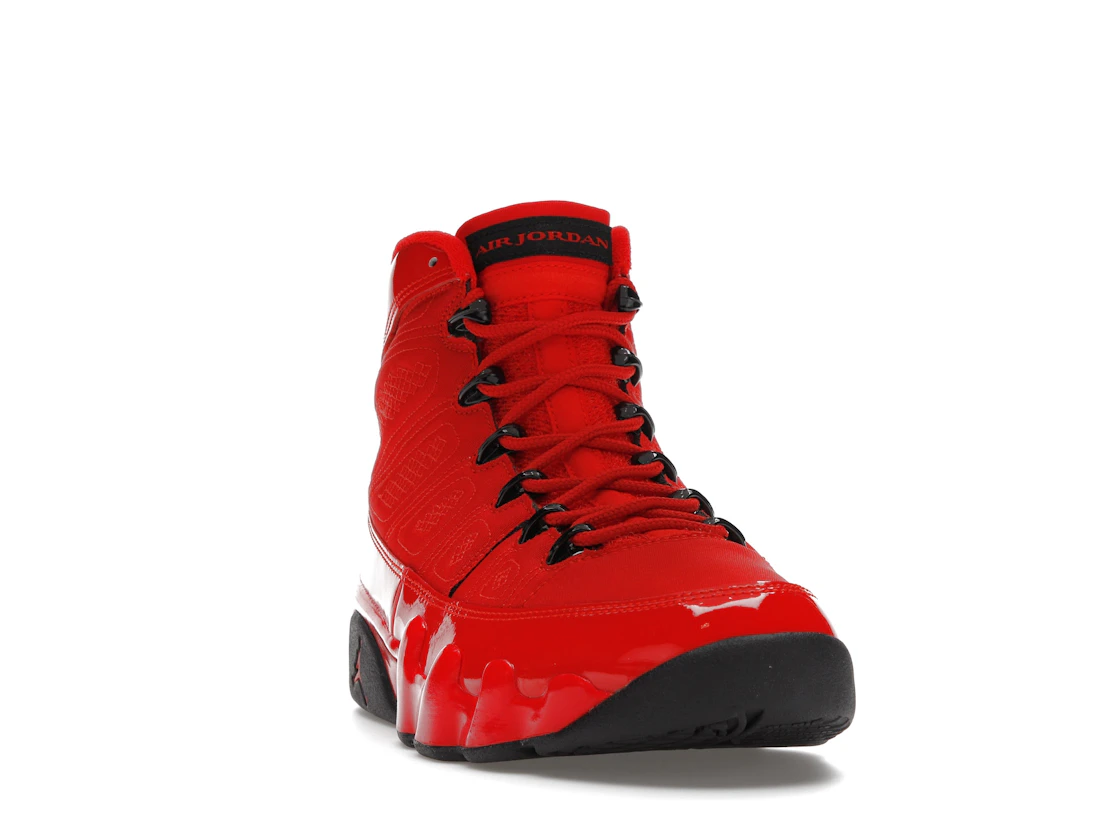 Vue 8 de Jordan 9 Retro Chile Red