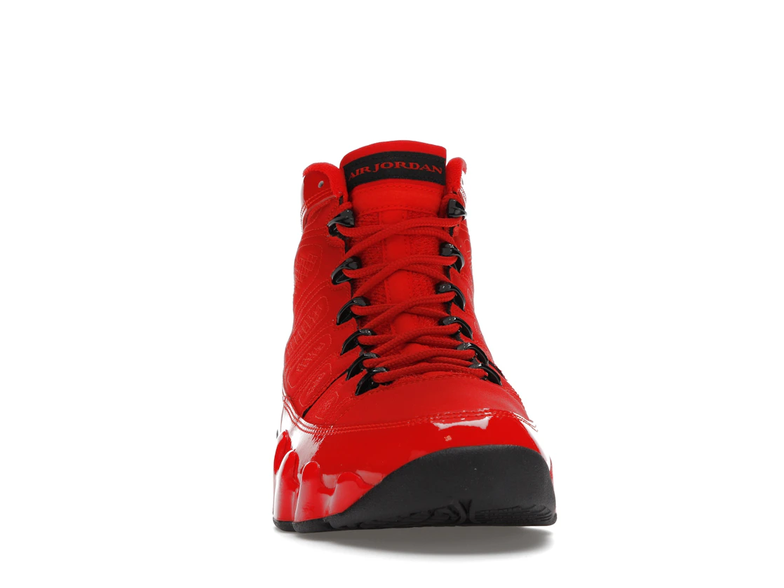 Vue 9 de Jordan 9 Retro Chile Red