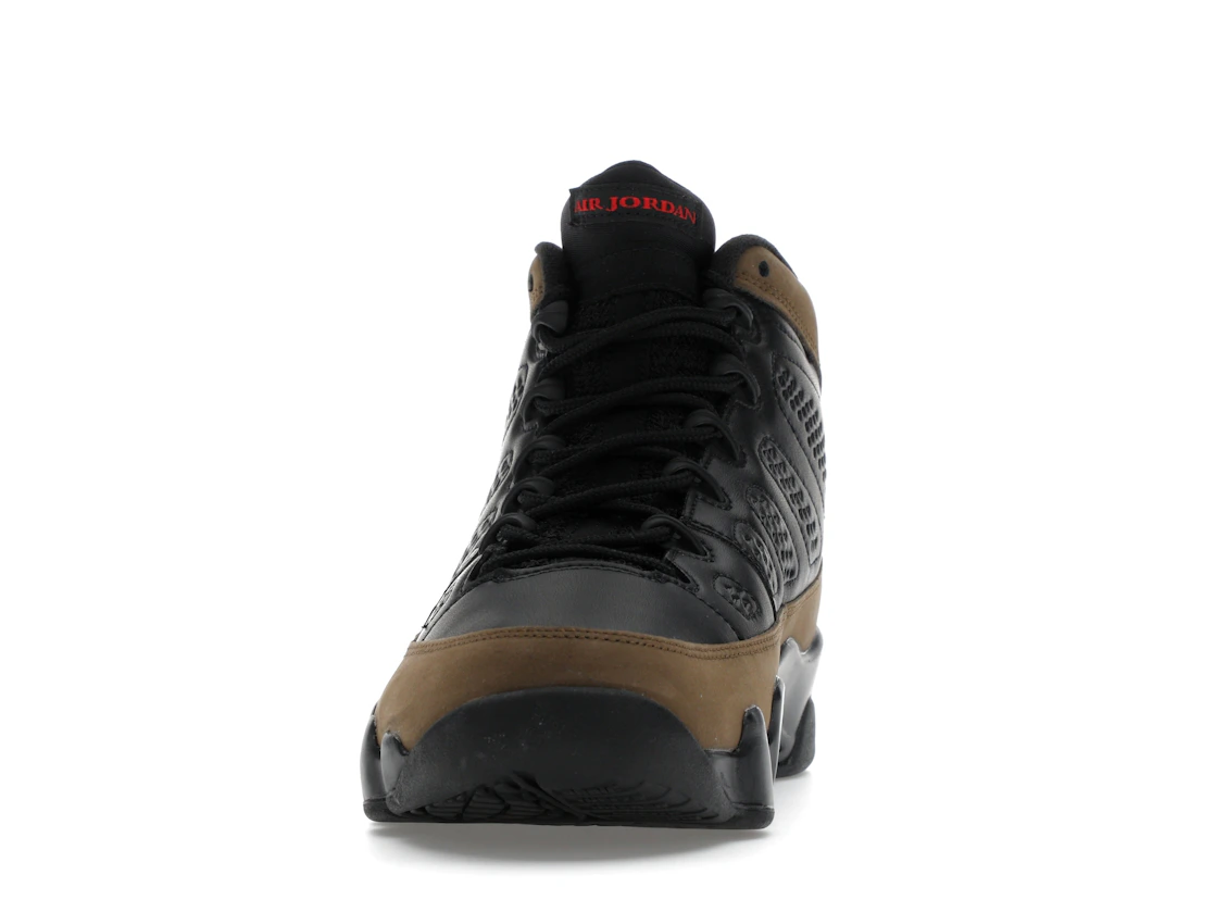 Vue 11 de Jordan 9 Retro Olive (2024) (GS)
