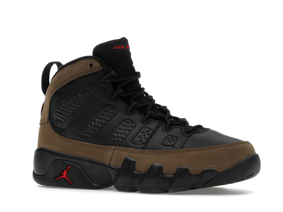 Vue 4 de Jordan 9 Retro Olive (2024) (GS)