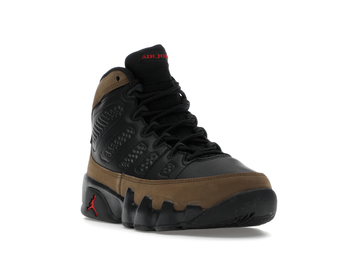 Vue 7 de Jordan 9 Retro Olive (2024) (GS)