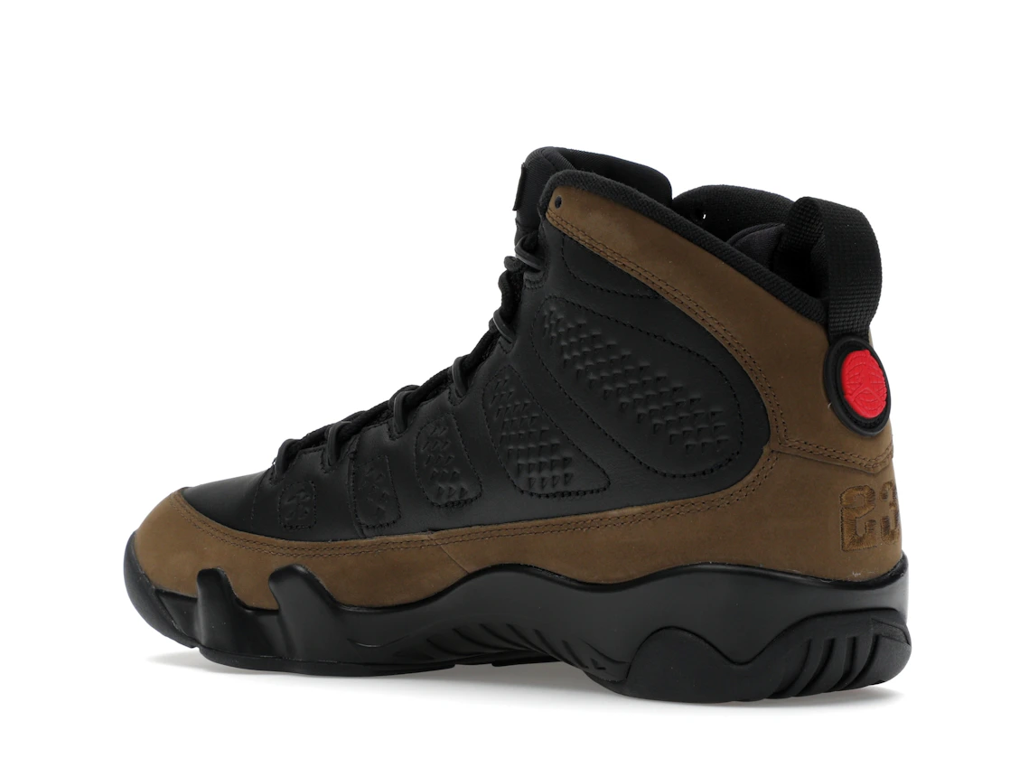 Vue 23 de Jordan 9 Retro Olive (2024)