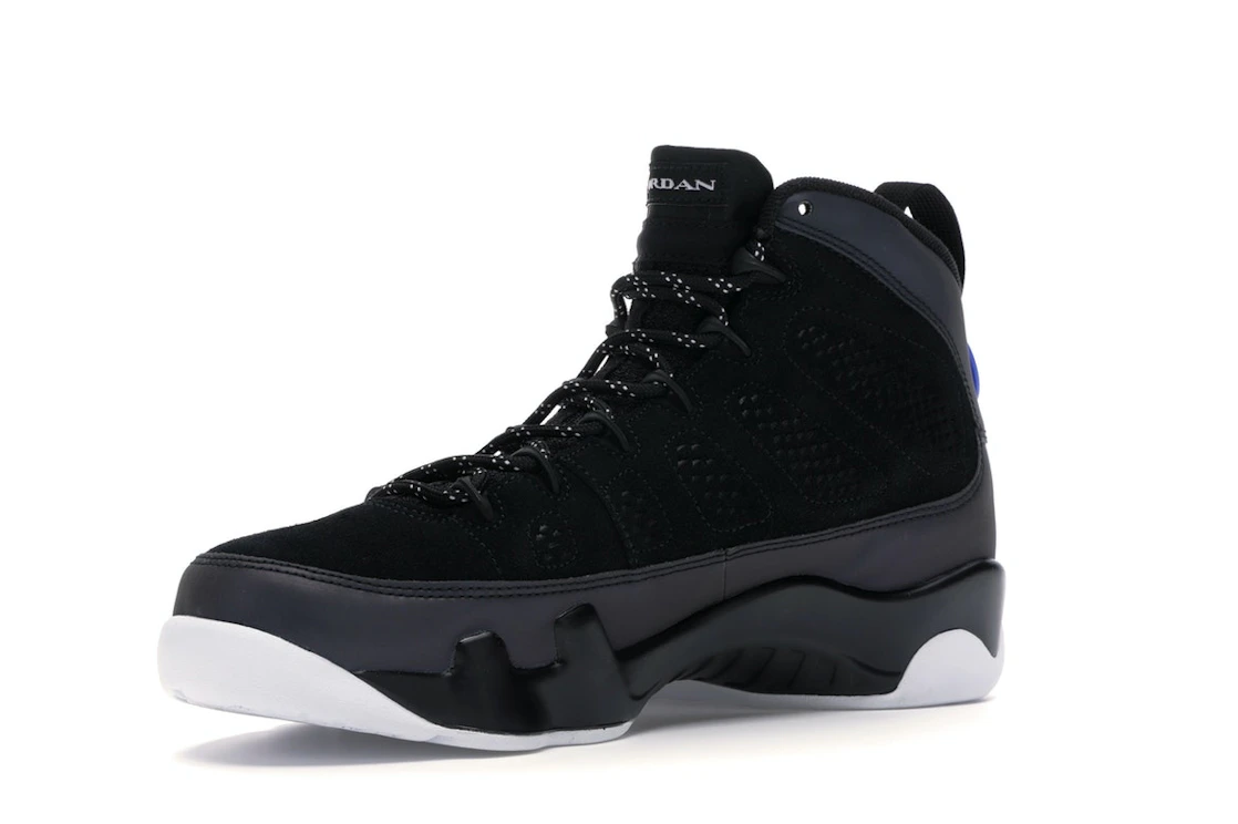 Vue 15 de Jordan 9 Retro Racer Blue