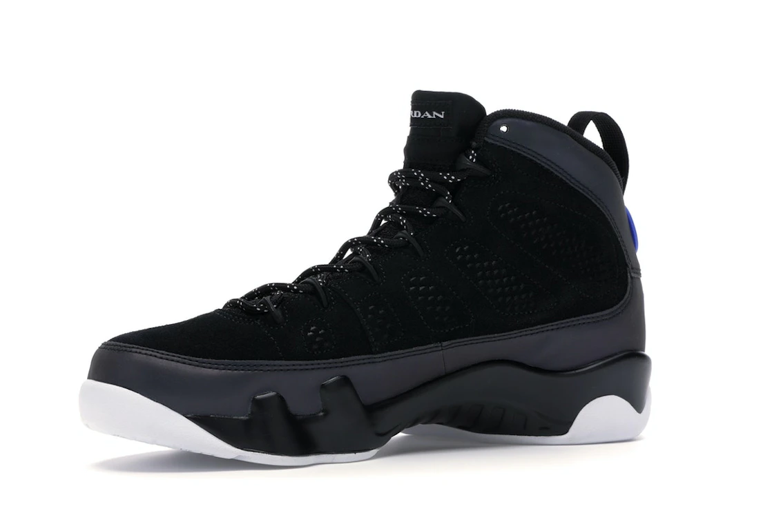 Vue 16 de Jordan 9 Retro Racer Blue