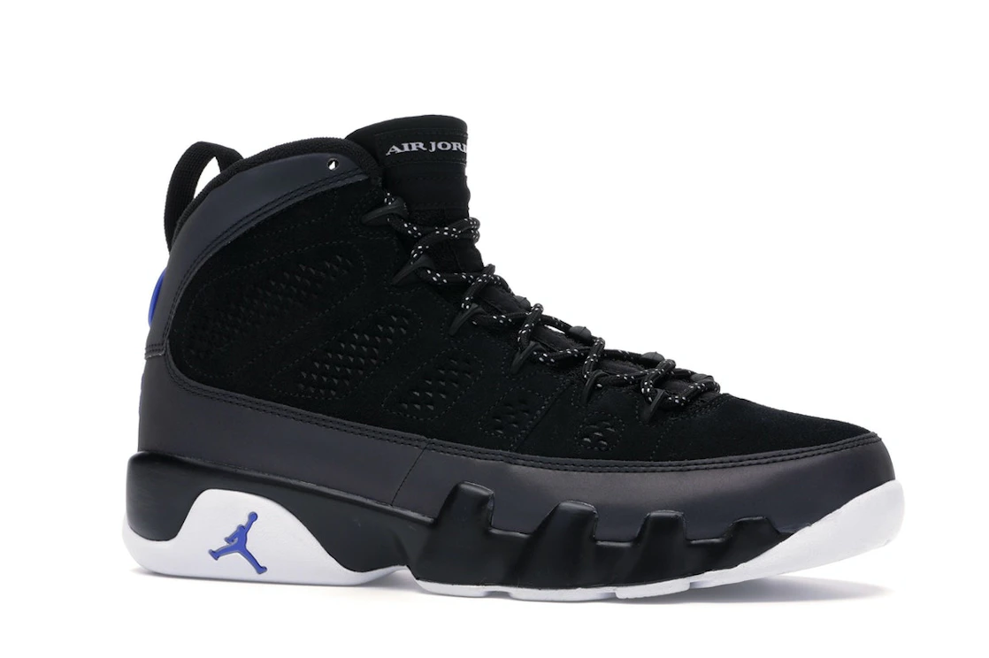 Vue 3 de Jordan 9 Retro Racer Blue