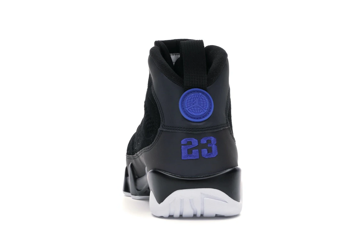 Vue 27 de Jordan 9 Retro Racer Blue
