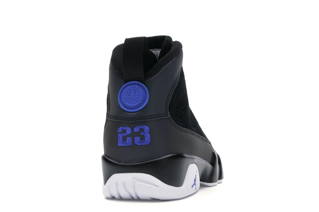 Vue 29 de Jordan 9 Retro Racer Blue