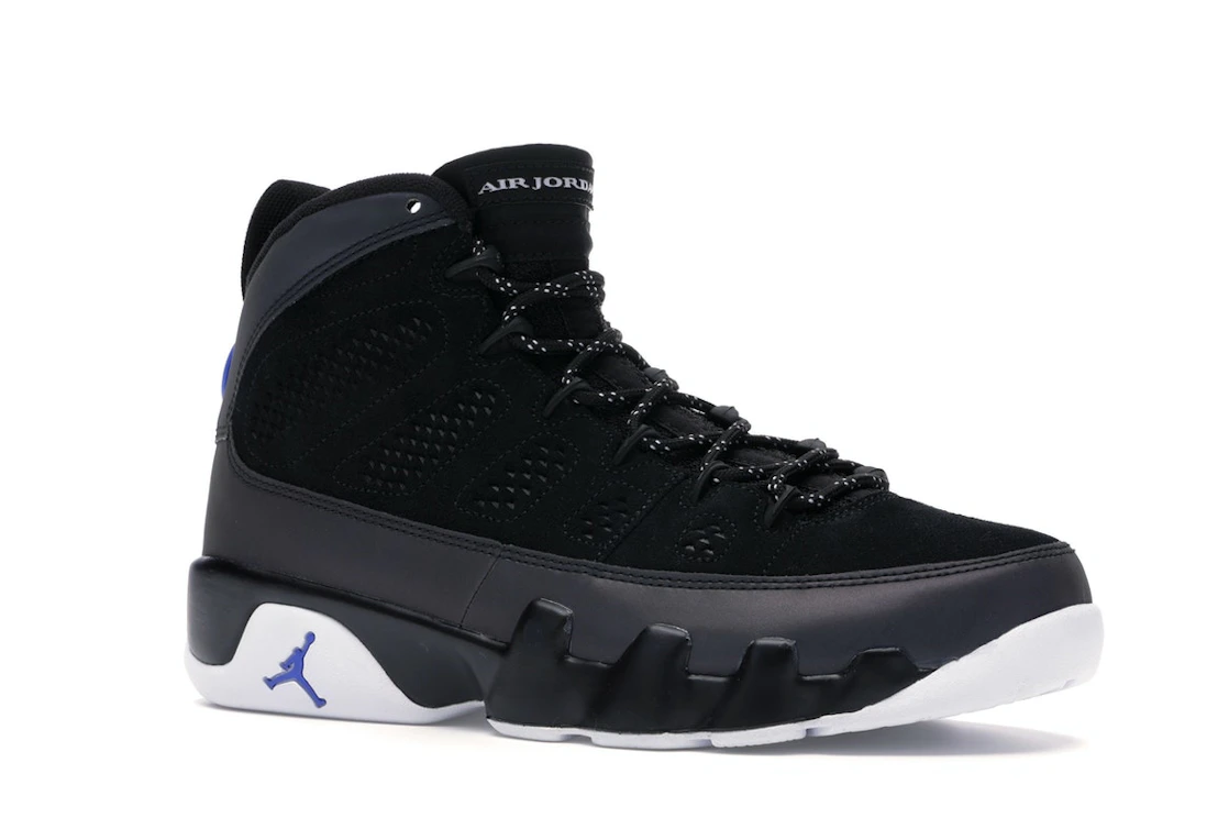 Vue 4 de Jordan 9 Retro Racer Blue