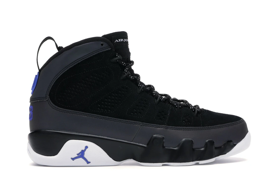 Vue 36 de Jordan 9 Retro Racer Blue