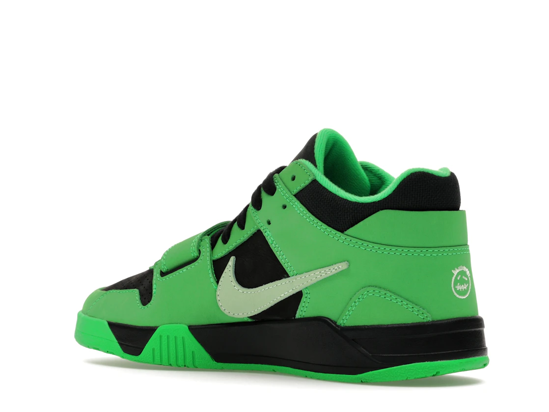 Vue 23 de Jordan CJ1 T-Rexx Travis Scott Green Spark