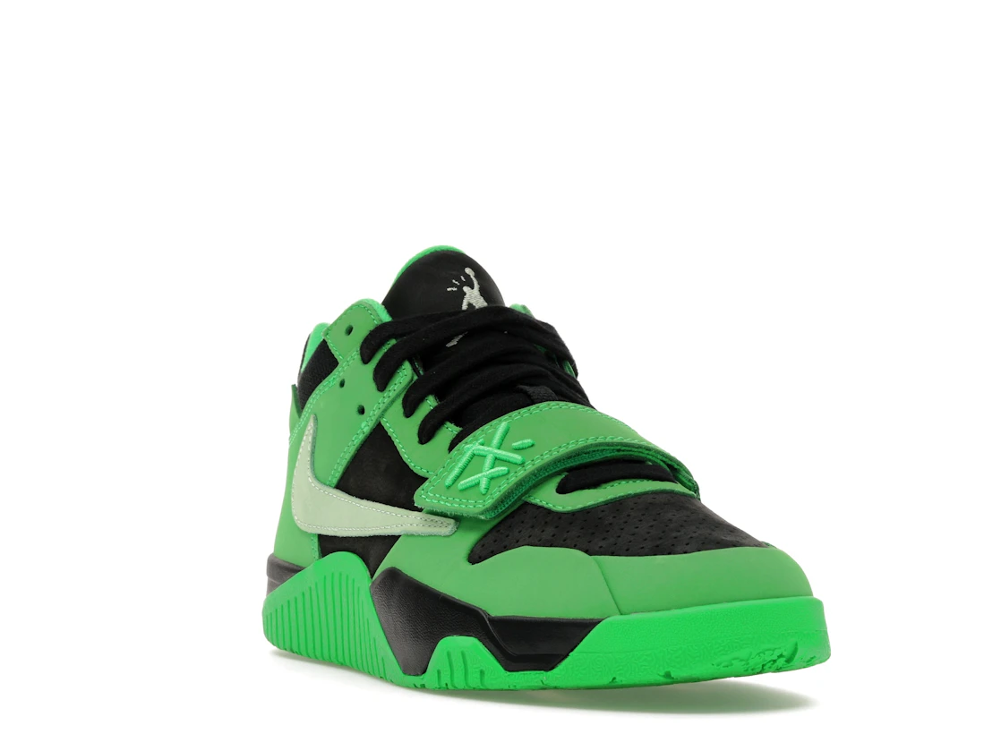 Vue 7 de Jordan CJ1 T-Rexx Travis Scott Green Spark