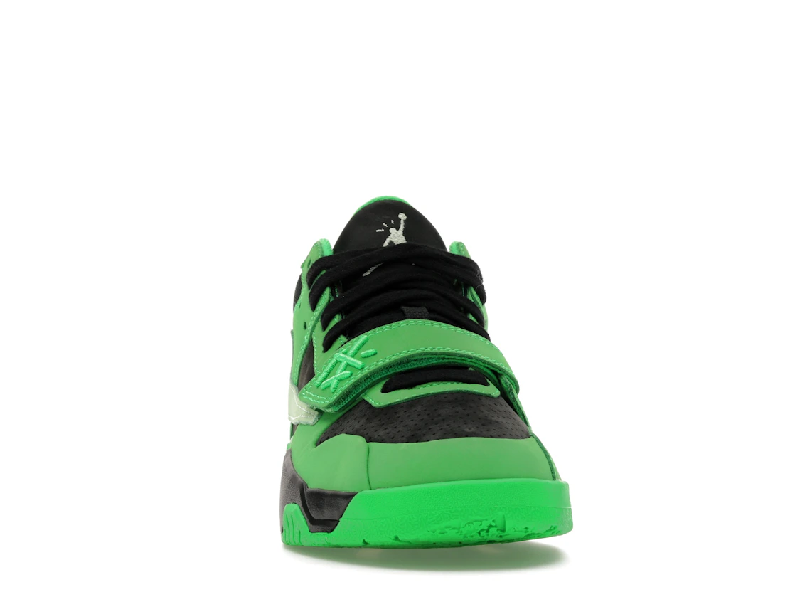 Vue 9 de Jordan CJ1 T-Rexx Travis Scott Green Spark
