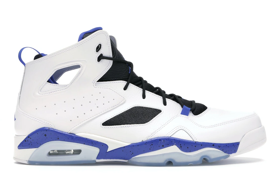 Vue 1 de Jordan Flightclub 91 White Hyper Royal Black