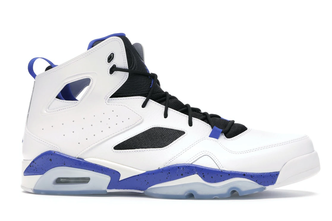 Vue 2 de Jordan Flightclub 91 White Hyper Royal Black