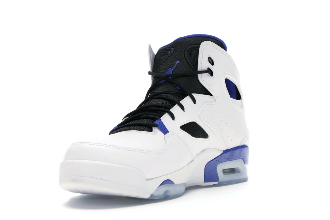 Vue 13 de Jordan Flightclub 91 White Hyper Royal Black