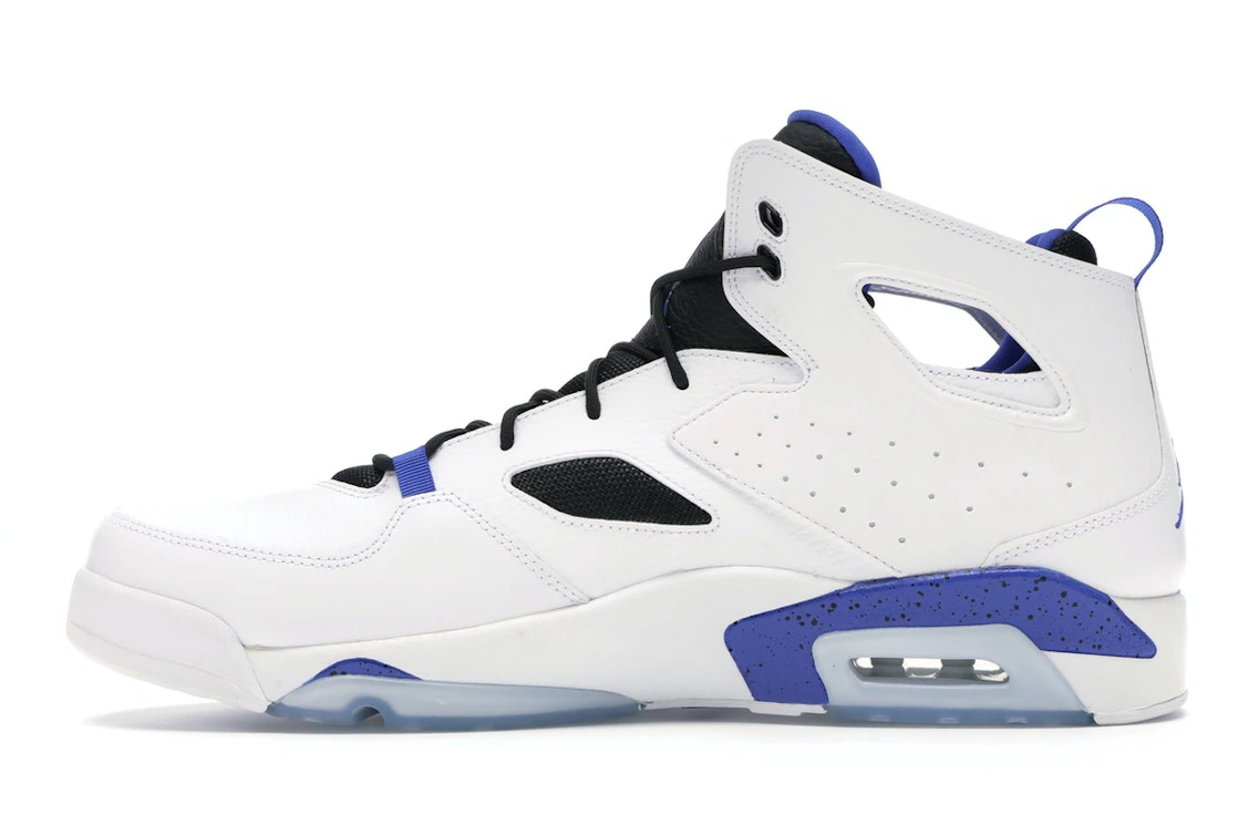 Vue 19 de Jordan Flightclub 91 White Hyper Royal Black
