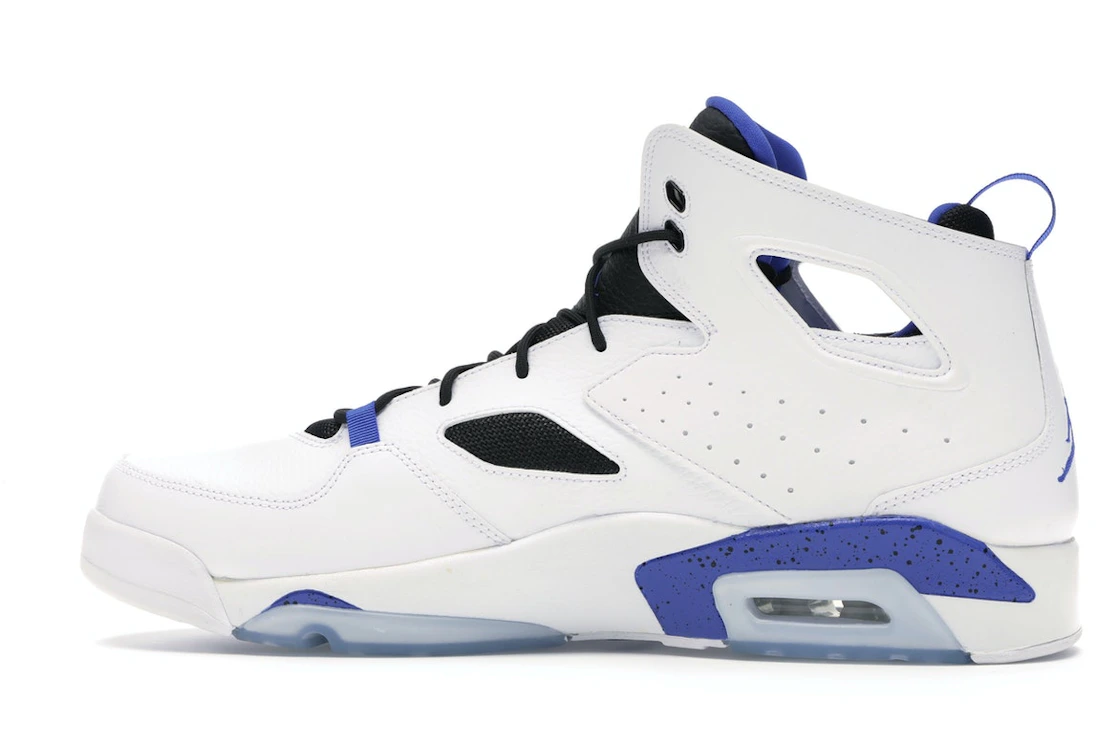 Vue 20 de Jordan Flightclub 91 White Hyper Royal Black