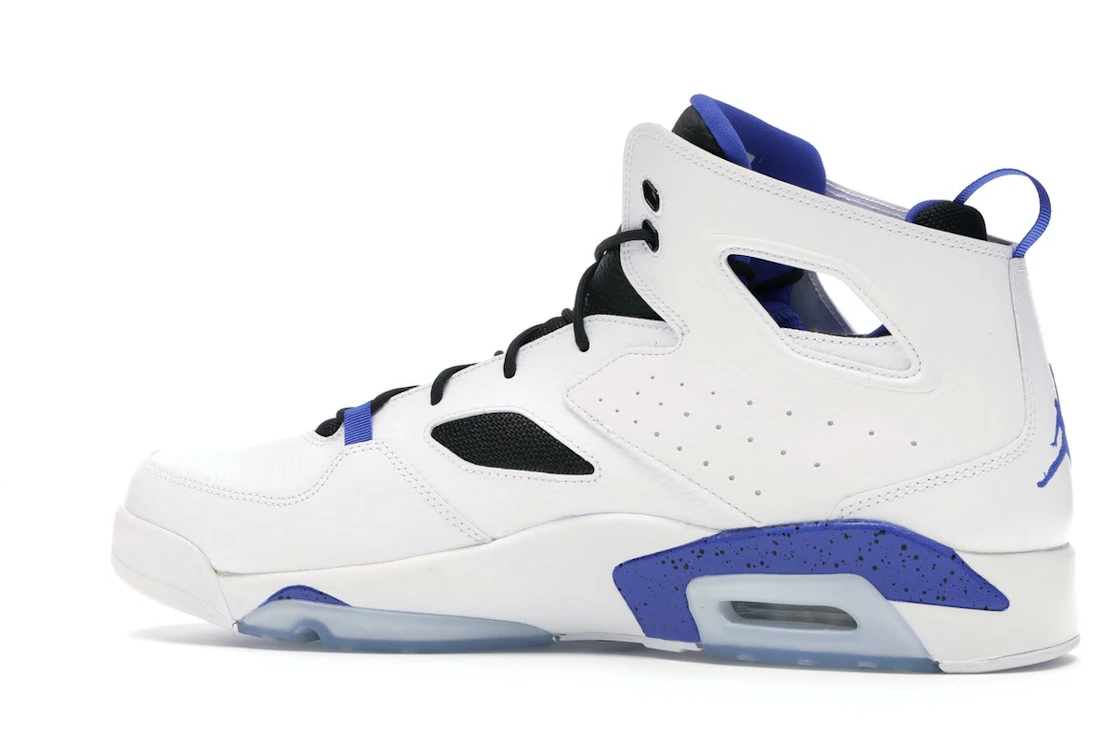 Vue 21 de Jordan Flightclub 91 White Hyper Royal Black