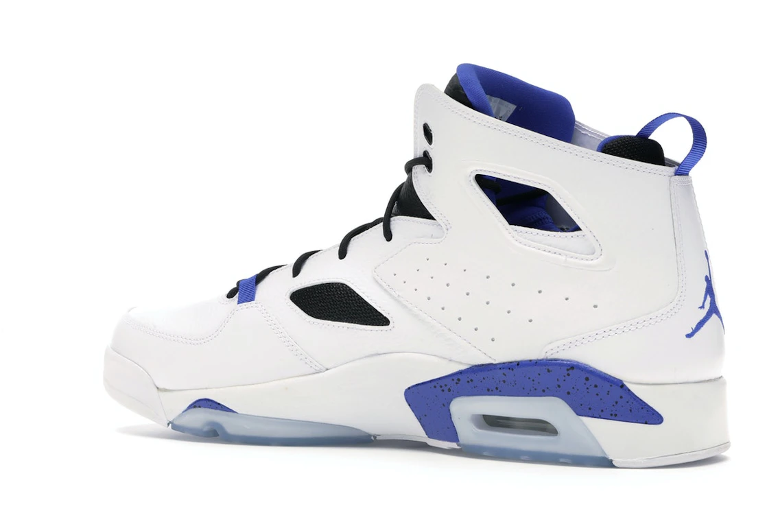 Vue 22 de Jordan Flightclub 91 White Hyper Royal Black